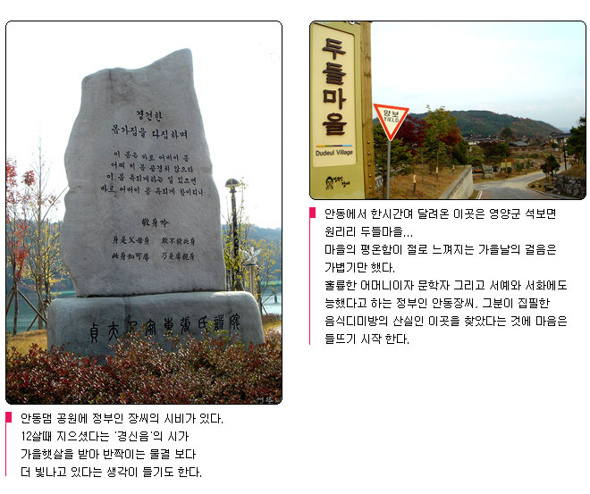정부인 안동장씨의 발자취를 따라